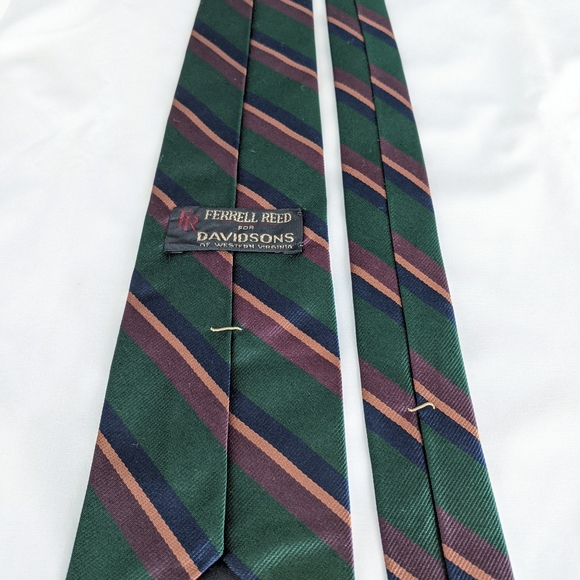 Ferrell Reed for Davidsons of W. Virginia Silk Tie - Picture 8 of 12